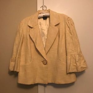 Nicole by Nicole Miller Yellow Blazer